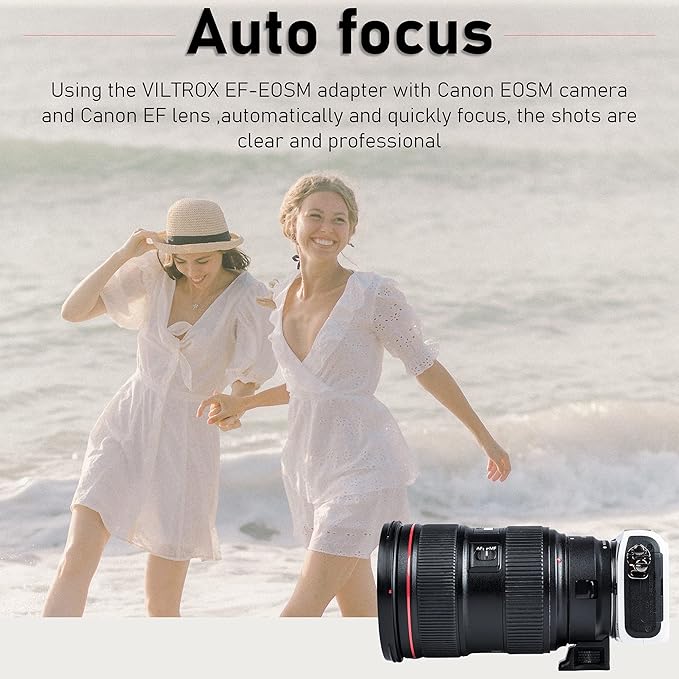 VILTROX EF-EOS M Mount Camera Adapter, Autofocus Lens Converter Ring, EF-M Lens - Image 6