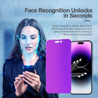 Compatible for iPhone 14 Pro Max Privacy Screen Protector Tempered Glass 6.7 - Image 6