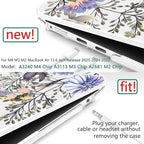 TWOLSKOO Compatible with M4 MacBook Air 13.6 inch Case 2025-2022 Release M4 - Image 3