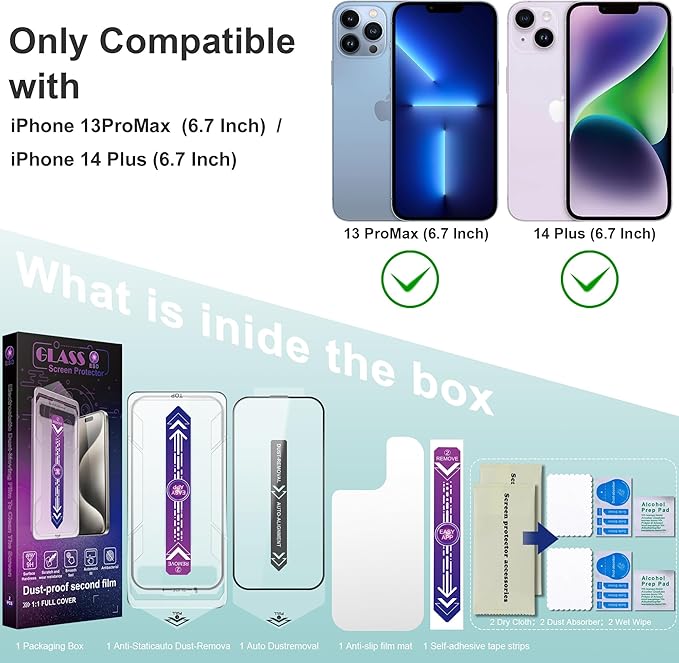 2 Pack Screen Protector Tempered Glass - Image 2