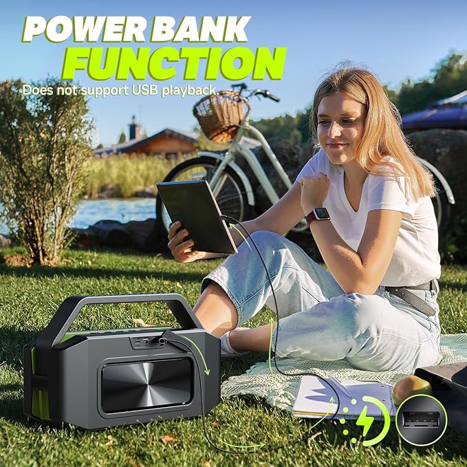 W-KING Portable Loud Bluetooth Speaker Wireless, 100W Max IPX6 Waterproof - Image 8