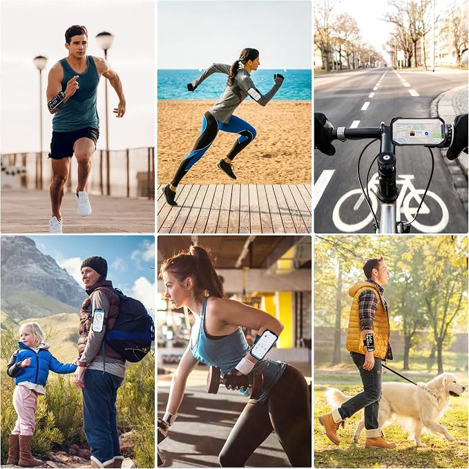 Cikyner Running Armband, 3 in 1 Running Phone Holder Sports Armband Bicycle - Image 7