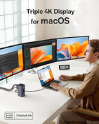 Baseus Spacemate Docking Station, 11-in-1 USB-C DisplayLink Docking Station - Image 2