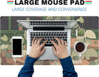 Cute Desk Mat Kawaii Bear Mousepad Cute Anime Plant Desk Protector, Kawai - Image 3
