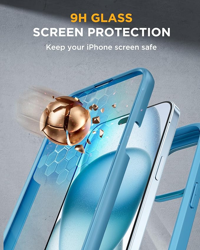 Miracase Glass Series Designed for iPhone 15 Plus Case 6.7' Phone Case Cover - Image 4
