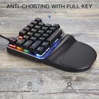 MOTOSPEED K27 One-Handed Mechanical Mini Gaming Keypad 27 Keys, 9 LED Backlit - Image 4