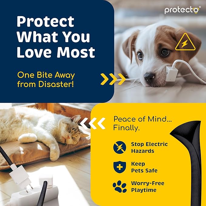 PROTECTO Heavy Duty Dog & Cat Cord Protector 10ft - Image 3