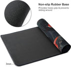 Koi Fish Large Mouse Pad, Gaming Keyboard Desk Pad, Extended Mouse Mat Non-Slip - Image 4