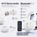 MIDOLA Bluetooth Headphones Over Ear 68H Playtime 6 EQ Wireless Headset - Image 9