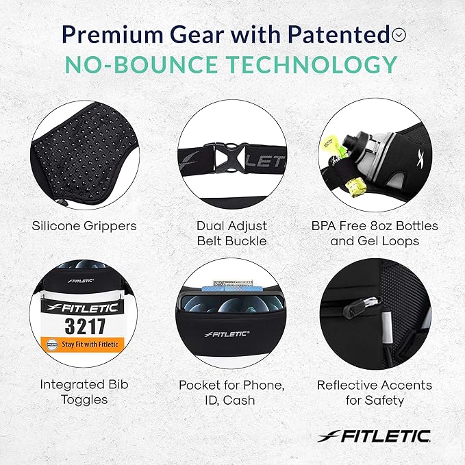 Fitletic Hydration Running Belt - Image 9