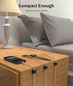 9 Pack Magnetic Cable Clips Cord Organizer, Desk Cable Management Accessories - Image 3