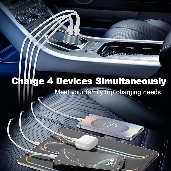 USB C Fast Car Charger, Type C Car Chargers - Image 5