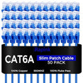 Rapink Patch Cables Cat6a 1ft Slim, Cat6a Ethernet Patch Cable 10G Support by Rapink