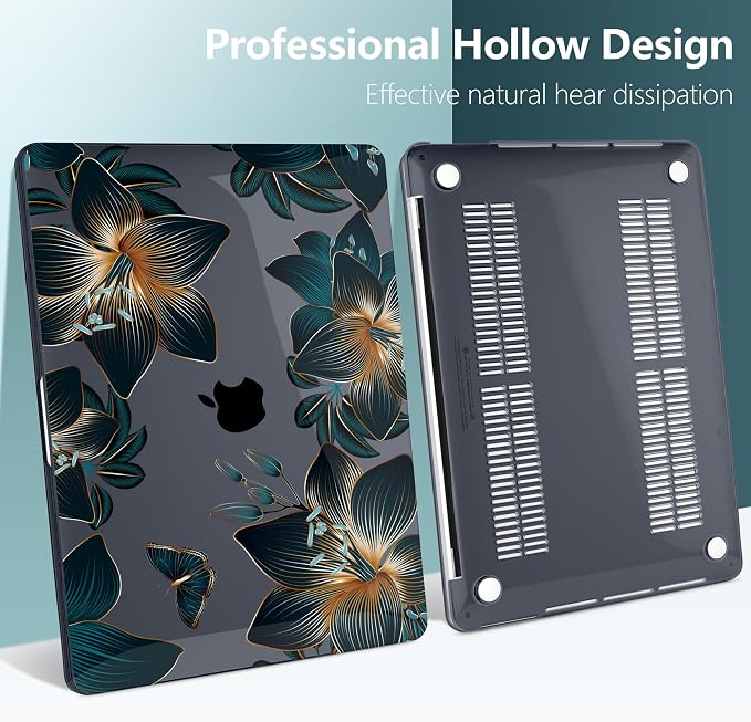 TWOLSKOO Compatible with MacBook Pro 13 inch Case 2023-2016 A2338 M2/M1 A2251 - Image 5