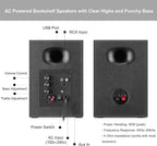 Bookshelf Speakers with Deep Bass, 80W Peak Output HiFi Gaming Computer Speakers - Image 5