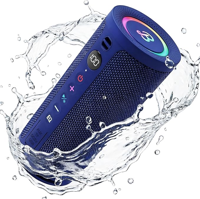 BassBloom Roar 3 Portable Bluetooth Speaker, 20W Powerful Sound by BassBloom