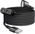 Itramax USB On Off Switch Cable 3.3FT, Inline USB Power Switch USBA Male to by Itramax
