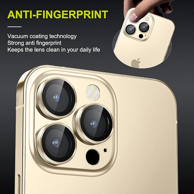 WSKEN for iPhone 14 Pro/iPhone 14 Pro Max Camera Lens Protector, HD Tempered - Image 4