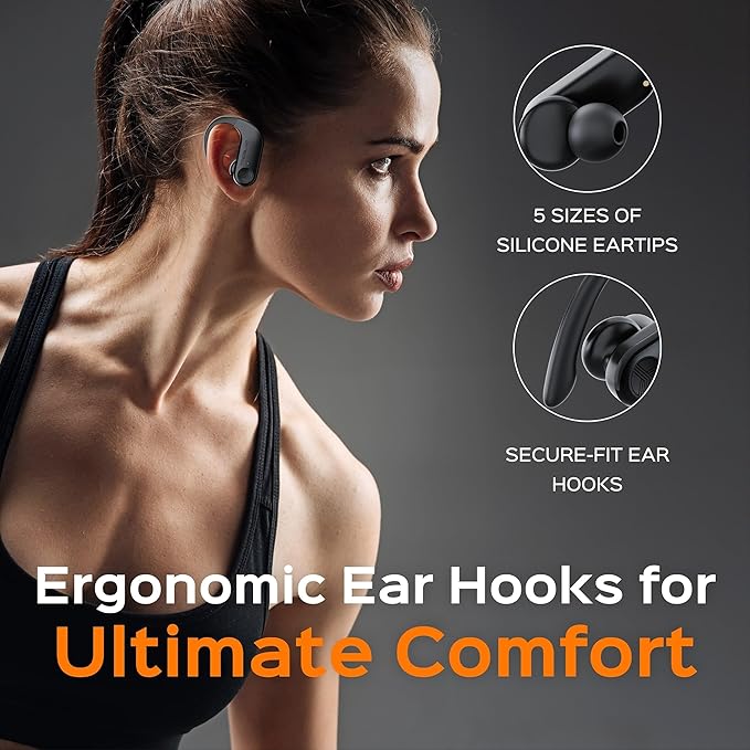 TREBLAB X3 Pro - Workout True Wireless Earbuds, Comfortable Earhooks, Punchy - Image 6