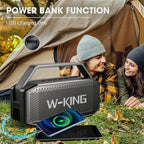 W-KING Portable Loud Bluetooth Speaker, 100W Max Waterproof Outdoor Speakers - Image 7