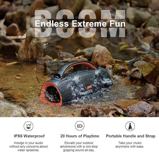 DOSS Extreme Boom+ Outdoor Bluetooth Speaker - Image 4