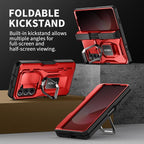 TONGATE for Z Fold 6 Case with Ring Stand, Built-in S Pen Holder & Glass Screen - Image 4