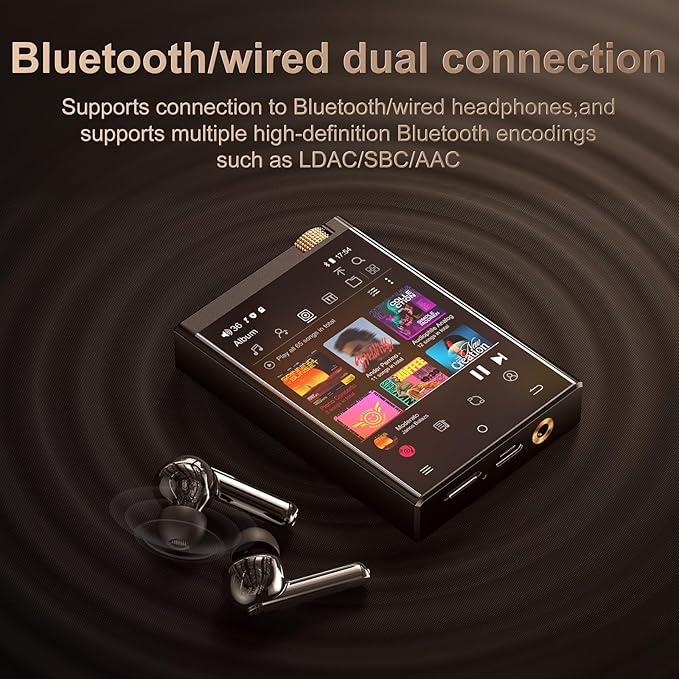 HiFi MP3 Player with Bluetooth and WiFi, Oilsky Lossless DSD High-Resolution - Image 5