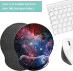 Mouse Pad with Wrist Support, Ergonomic Mouse Pad with Memory Foam Wrist Rest - Image 4
