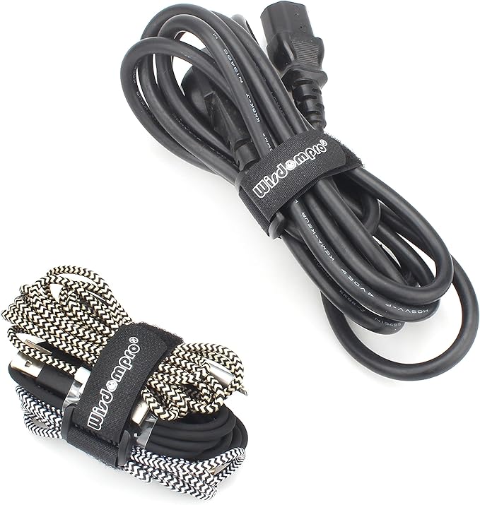 20 Pack 0.8 x 8 Inches Hook and Loop Reusable Fastening Cable Tie Down Straps - Image 6