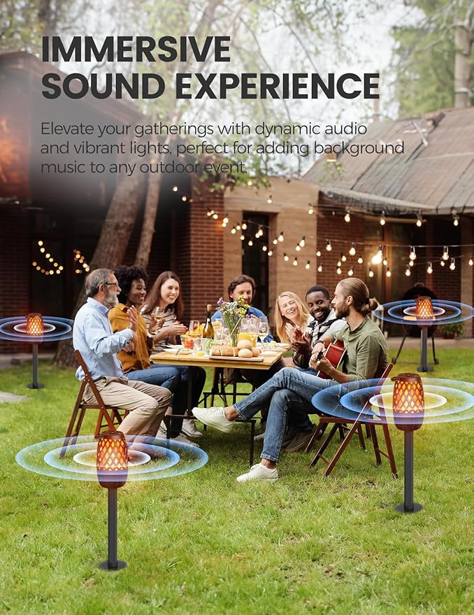 Upgraded Outdoor Speakers Gift for Men Bluetooth Speaker - Image 5