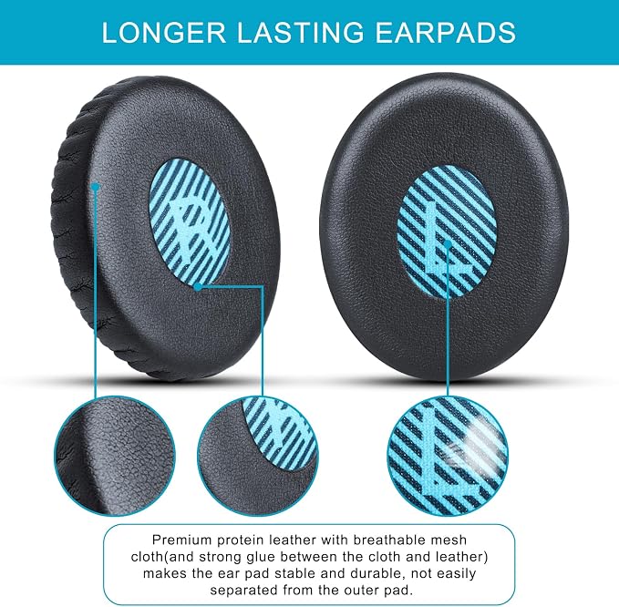 Ear Pads Replacement for Bose On-Ear 2 Headphones, GVOEARS Ear Cushion Pad for - Image 5
