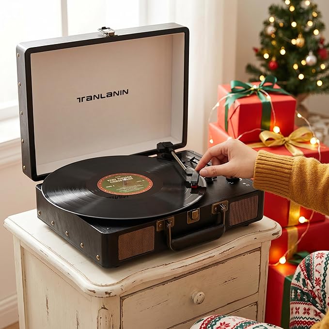 Portable Vinyl Record Player - Image 5
