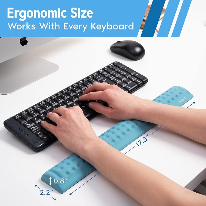 i-Rocks Memory Foam Keyboard Wrist Rest - Image 6