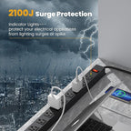 12 Outlet Long Power Strip Surge Protector - Image 4