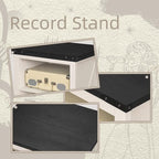 Record Player Stand with Vinyl Record Storage Holds up to 160 Albums, Large - Image 6