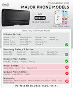 Phone Holster for Men with Credit Card Slot, Cell Phone Case, Fits iPhone 17/17 - Image 6
