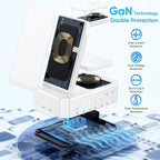 300W Charging Station for Multiple Devices Apple, Zutspzss 10 in 1 Wireless - Image 5