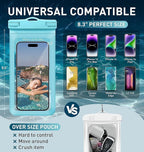 Waterproof Phone Case, with Inside Card Pack, IPX8 Under Water Phone Bag - Image 2