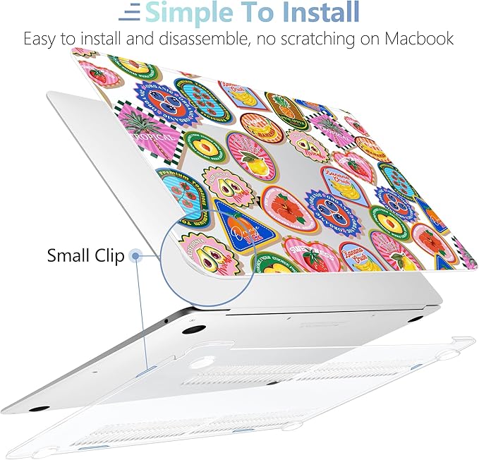 MEEgoodo for MacBook Air 13 inch Case 2021 2020 2019 2018 Released A2337 M1 - Image 4