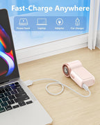 Portable Handheld Mini Fan, 6 Gear Wind, Hand Small Travel Personal Held Fans - Image 9