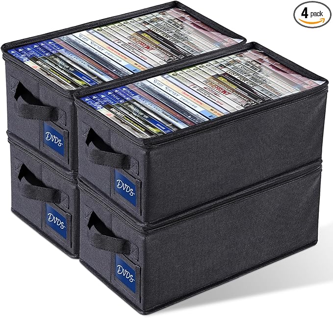 CCidea DVD Storage Box with Clear Window by CCidea