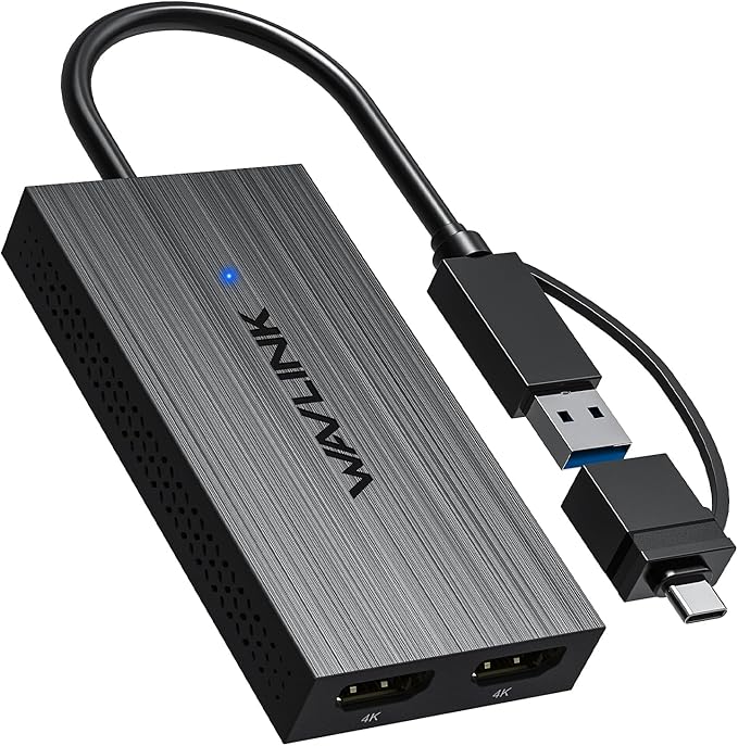 WAVLINK USB-C & USB-A to Dual HDMI Adapter 4K@60Hz - Image 9