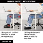 Samsonite Foot Rest for Under Desk at Work – Ergonomic Foot Stool for Couch – - Image 3
