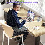 Arm Rest for Desk, 90°Foldable Computer Wrist Rest Shelf - Image 4