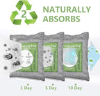 8 Pack Bamboo Charcoal Air Purifying Bag, Activated Charcoal Bags Odor Absorber - Image 5