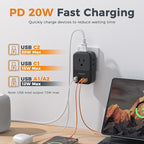 TESSAN USB C Charger Block 20W PD, Fast Charging Adapter - Image 2