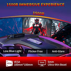 SANSUI 27 Inch WQHD 2560X1440 Curved Gaming Monitor, 180Hz MPRT 1ms Computer - Image 8