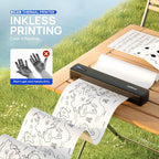 POLONO Portable Printer, D810 Inkless Bluetooth Thermal Printer Wireless - Image 7