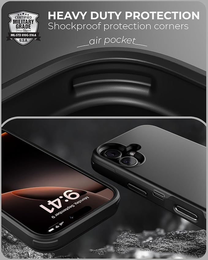 TORU CX Slim for iPhone 16 Case Wallet | Protective Shockproof Heavy Duty Cover - Image 5