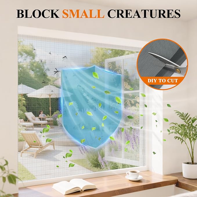 2PACK MAGZO Window&Door Screen Replacement Kit, - Image 4
